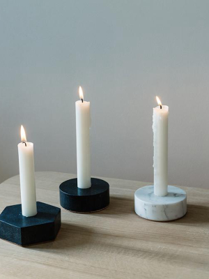 Marble Candle Holder In Various Colors & Shapes