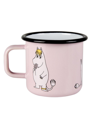 Pink Enamel Moomin Snorkmaiden Mug