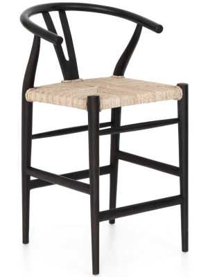 Muestra Counter Stool, Black