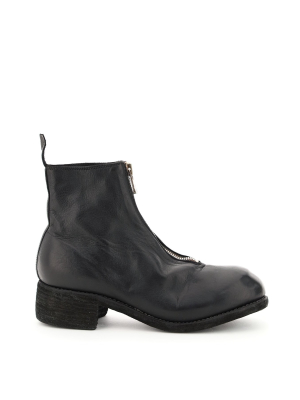 Guidi Pl1 Front Zipped Ankle Boots