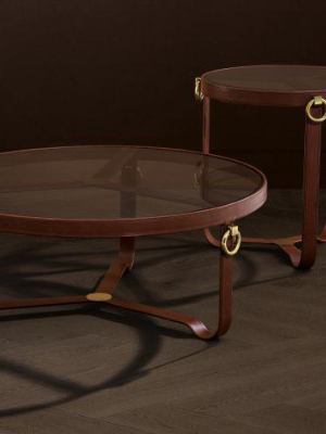 Eichholtz Belgravia Side Table - Brown & Gold