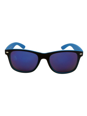 Women's Color Block Surf Sunglasses - Wild Fable™ Blue/black