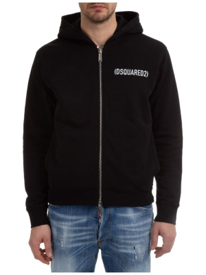 Dsquared2 Logo Print Hooded Sweatshirt