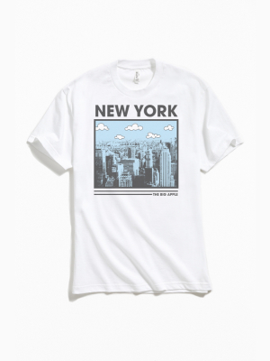 New York Clouds Tee