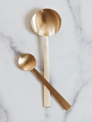 Brass Spoon Set