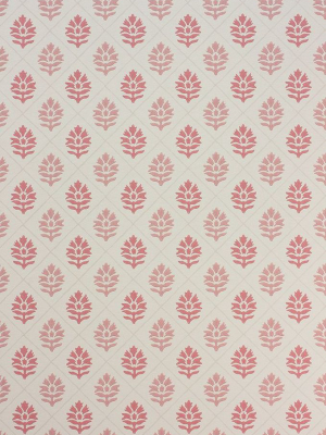 Sample Camille Wallpaper In Light Pink From The Les Rêves Collection By Nina Campbell