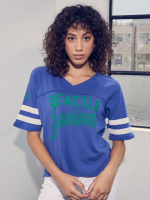 Womens Seahawks Vneck Tee