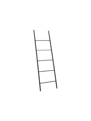 Mdesign Free Standing Bath Towel Bar Storage Ladder