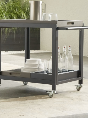 Alfresco Ii Grey Cart With Casters