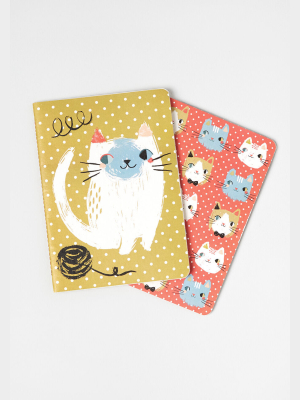 Diary Of Cat Lover Mini Journal Set