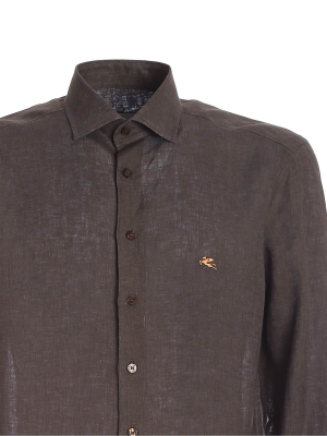 Etro Pegaso Embroidered Shirt