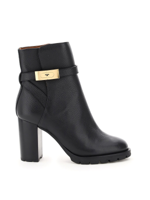 Tory Burch Buckle Ankle Boots