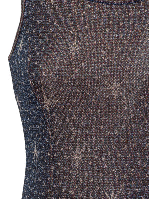 M Missoni Star Patterned Mini Dress