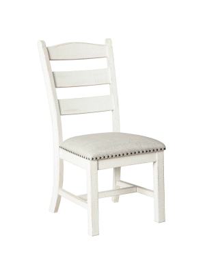 Set Of 2 Valebeck Dining Room Chair White - Signature Design By Ashley