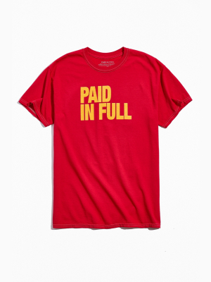 Paid In Full Photo Tee