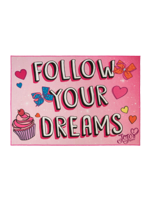 Nickelodeon Jojo Siwa 5'x7' Follow Your Dreams Rug