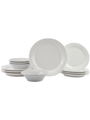 Vietri Chroma White 12-piece Place Setting