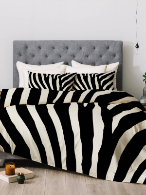 Natalie Baca Zebra Stripes Comforter Set