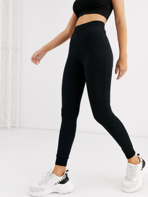 Asos Design Basic Stretch Super Skinny Sweatpants In Organic Cotton