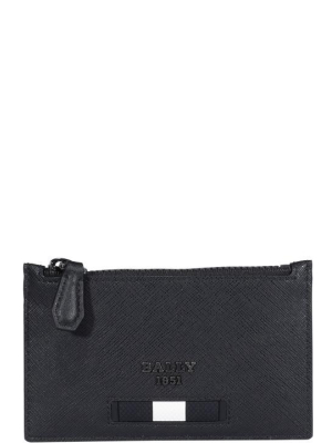 Bally Logo Plaque Zip-around Wallet