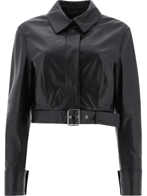 Sportmax Biker Leather Jacket