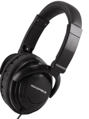 Monoprice Hi-fi Light Weight Noise Isolationg Over-the-ear Headphones Ideal For Portable Applications