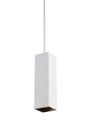 Exo 18 Pendant In Matte White/black By Sean Lavin