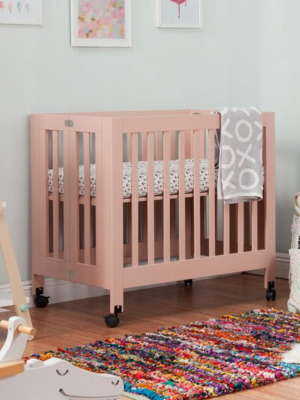 Origami Mini Crib - Petal Pink