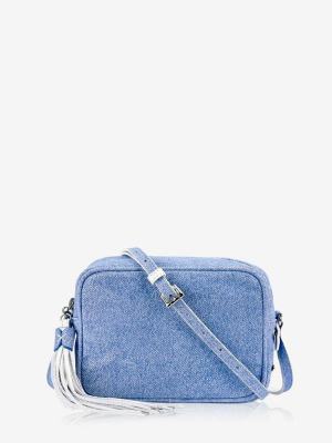 Gigi New York Blue Madison Crossbody Bag