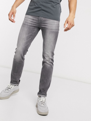 New Look Slim Jeans In Gray