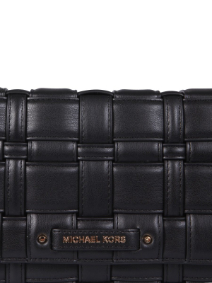 Michael Michael Kors Ivy Large Woven Crossbody Bag