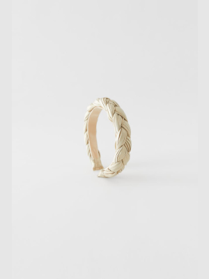 Woven Lamé Headband