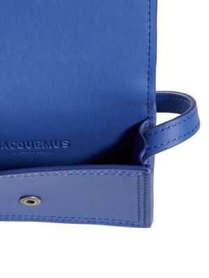 Jacquemus Le Porte Azur Strapped Flap Cardholder