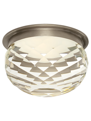 Hillam 5.5" Solitaire Flush Mount In Various Colors