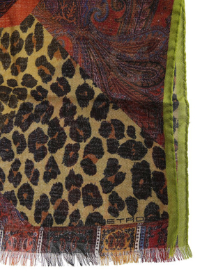 Etro Patchwork Patterned Scarf