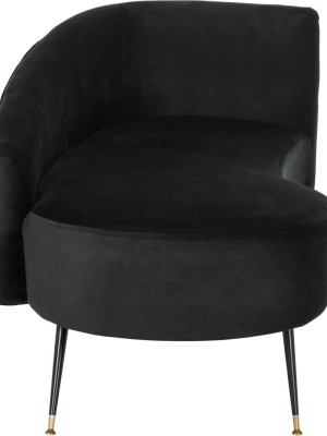 Eventide Parisian Settee Black