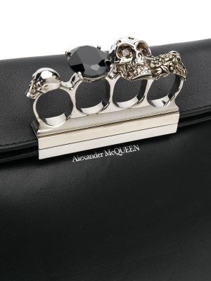 Alexander Mcqueen Four-ring Clutch Bag