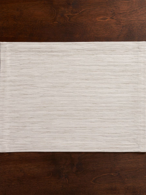 Grasscloth White Cotton Placemat