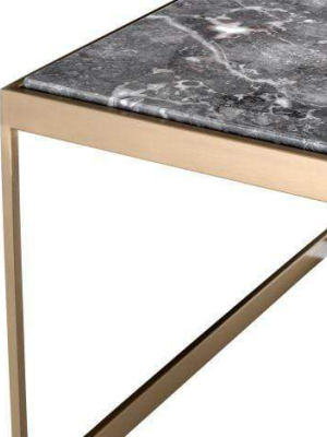 Eichholtz La Quinta Side Table - Bronze & Gray