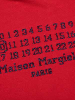 Maison Margiela Number Sweater - Military Red