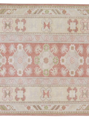 Turkish Oushak Rug 3'10" X 6'6"