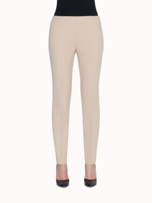 Slim Leg Cotton Stretch Pants