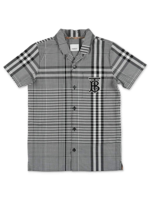 Burberry Kids Monogram Motif Check Shirt