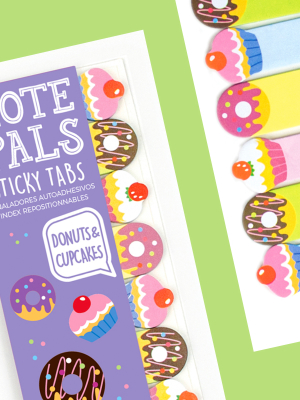 Note Pals Sticky Tabs - Donuts & Cupcakes