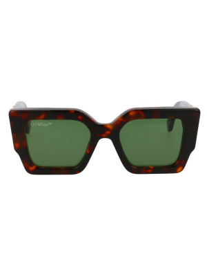 Off-white Catalina Rectangular Frame Sunglasses