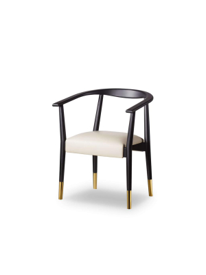 Kelly Hoppen Soho Dining Chair - Matte Black