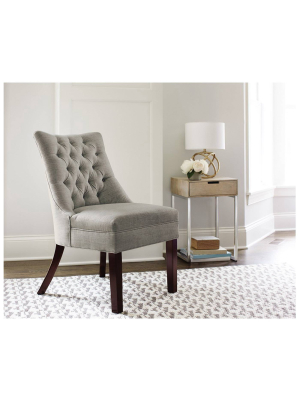 Winslow Tufted Back Chair Light Gray - Threshold™