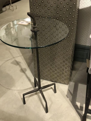 Quad Pod Accent Table Natural Iron