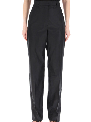 Sportmax Enna Palazzo Poplin Trousers