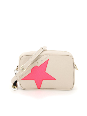 Golden Goose Deluxe Brand Star Patch Zipped Shoulder Bag